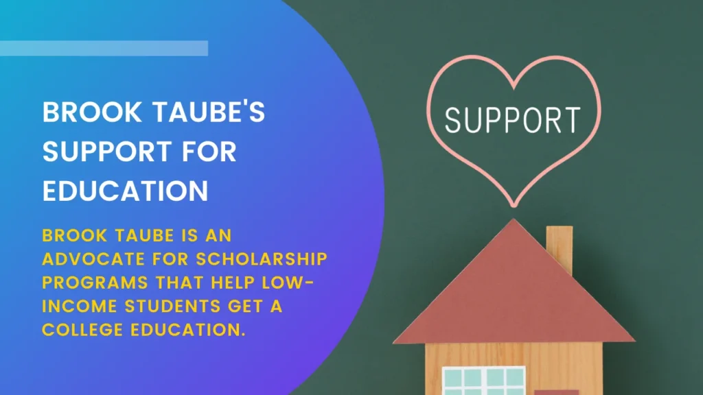 Brook Taubes Support for Education