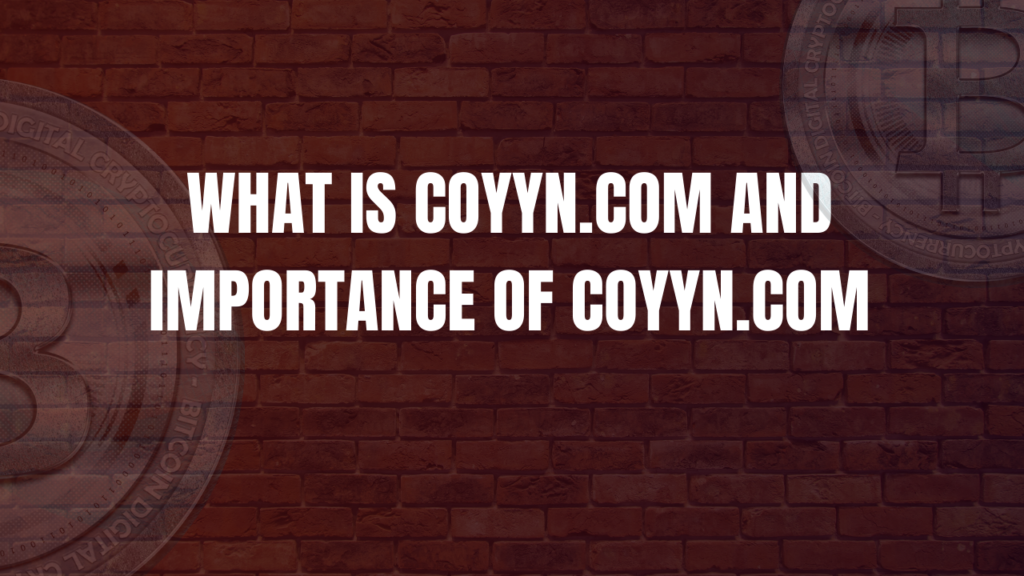 What Is Coyyn.com and Importance of Coyyn.com