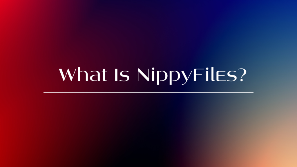 What Is NippyFiles?